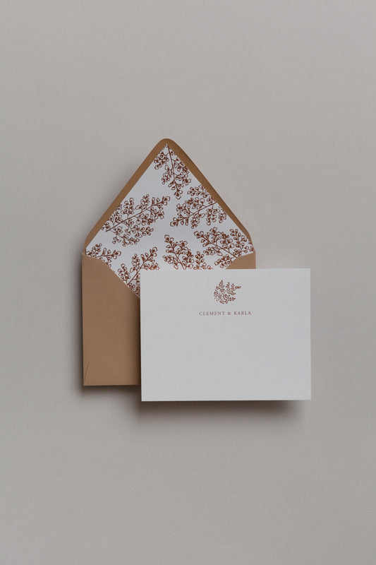 Maidenhair Fern Envelope Liner
