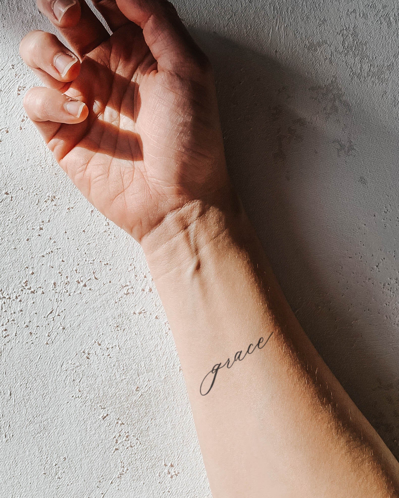 Arm script for Jenna. ✨Swipe left for size reference. ➡️ | Instagram